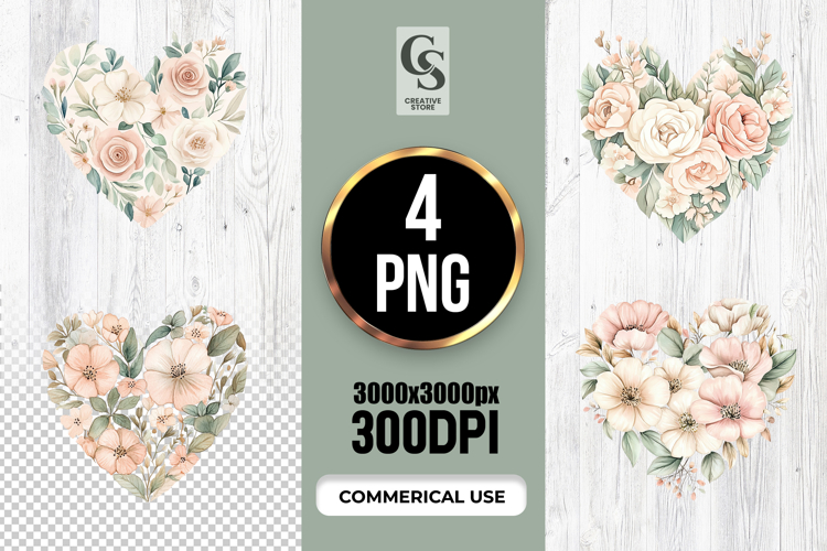 Pastel Watercolor Flower Png Image 15