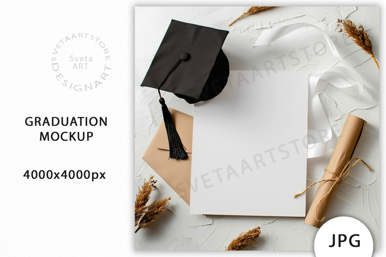 Graduation Aesthetic Mockup JPG