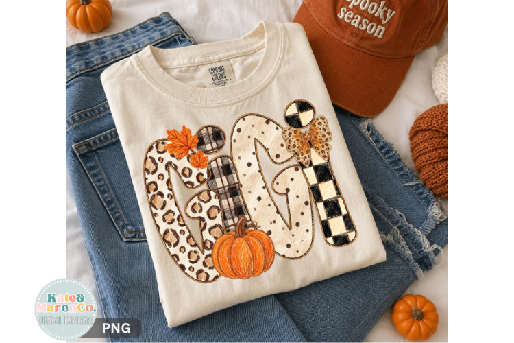 Fall Gigi PNG | Thankful Gigi PNG | Gigi Pumpkin PNG