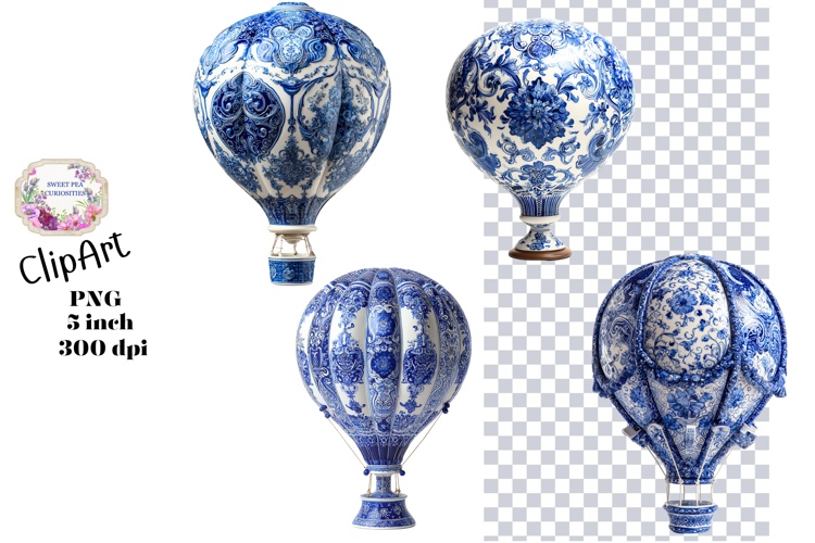 Blue Flowers Clipart Image 22