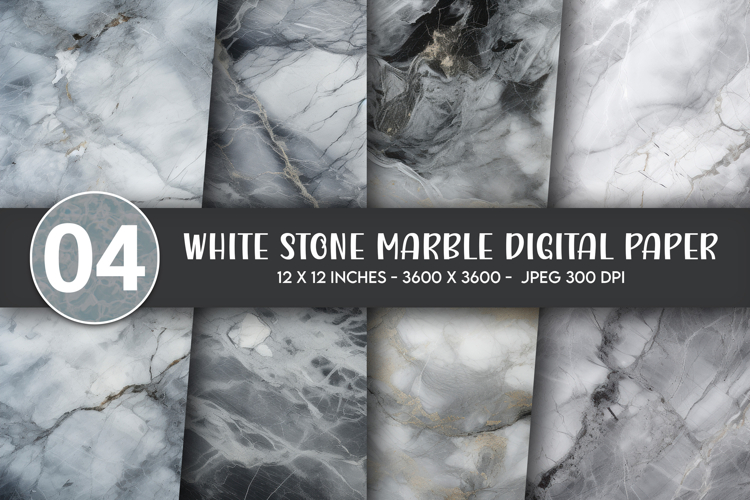 White Marble Background Image 8