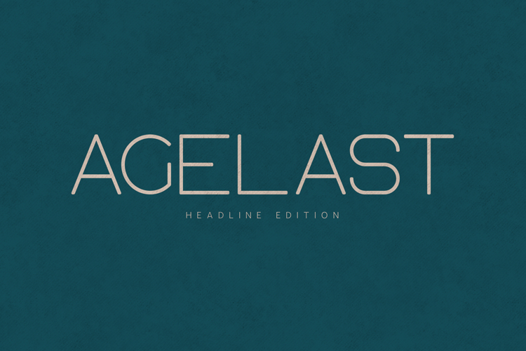 Agelast Headline Edition Minimal Sans Serif Font