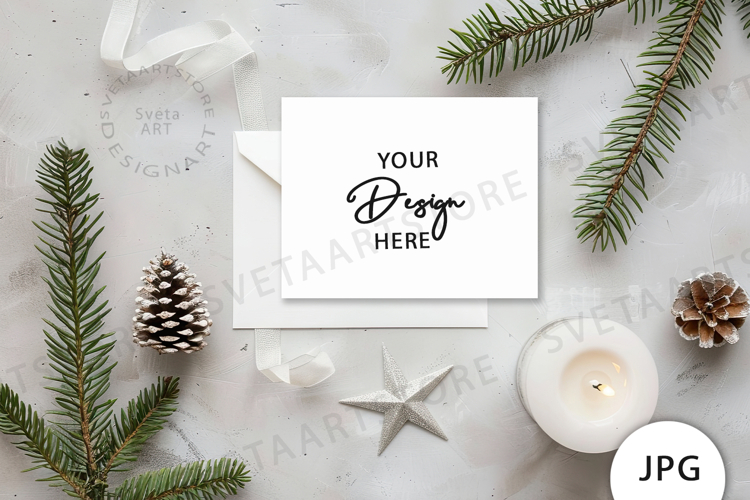 Christmas Aesthetic Mockup JPG