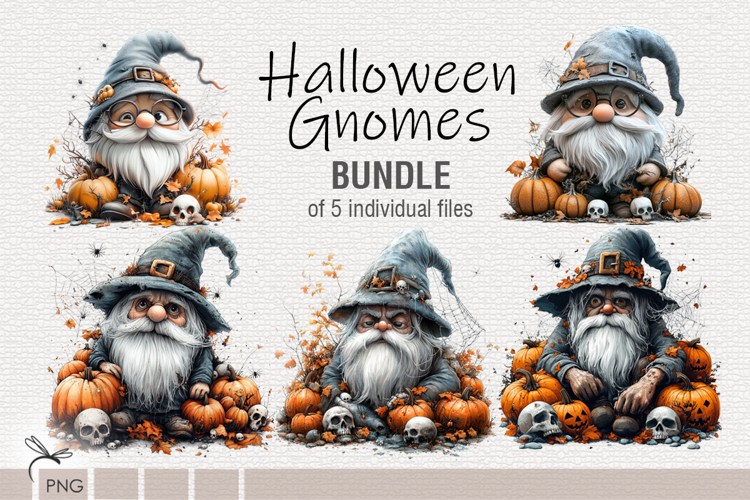 Halloween gnomes Sublimation example image 1