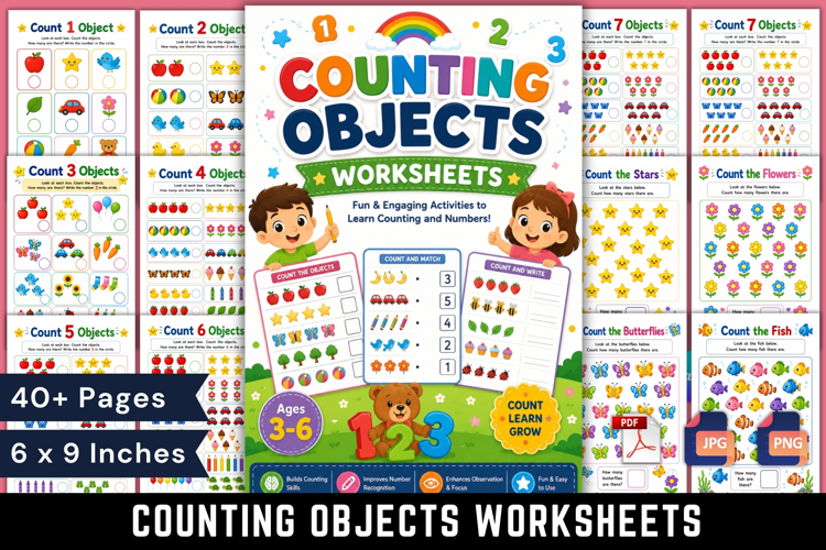 Counting Objects Worksheets