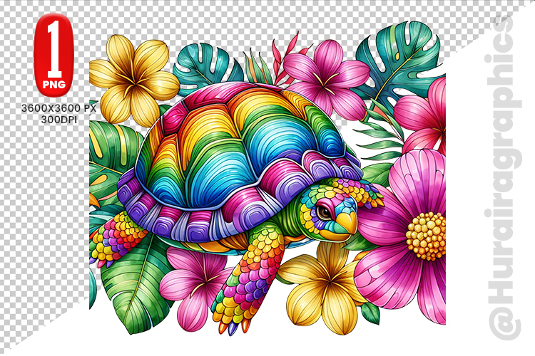 Cute Turtle Clipart Image 18