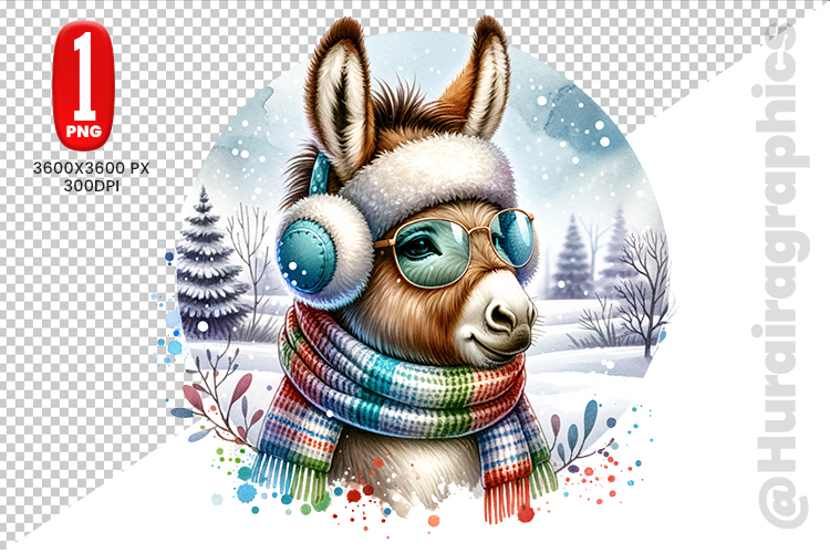 Donkey Clipart Image 7