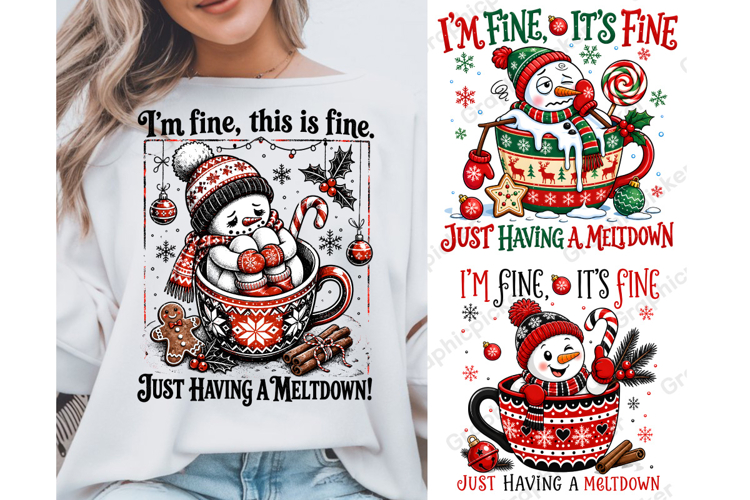 Funny Snowman Christmas PNG, Funny Christmas PNG, Snowman