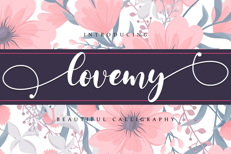 Lovemy - Beatiful Script Font