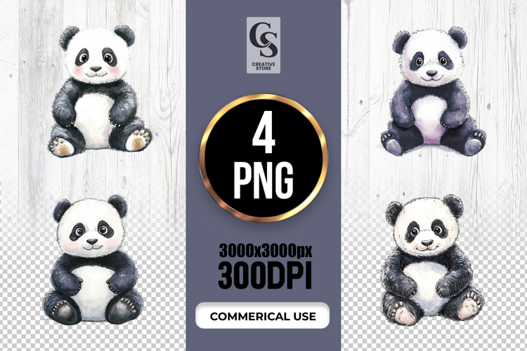 Panda Clipart Image 4
