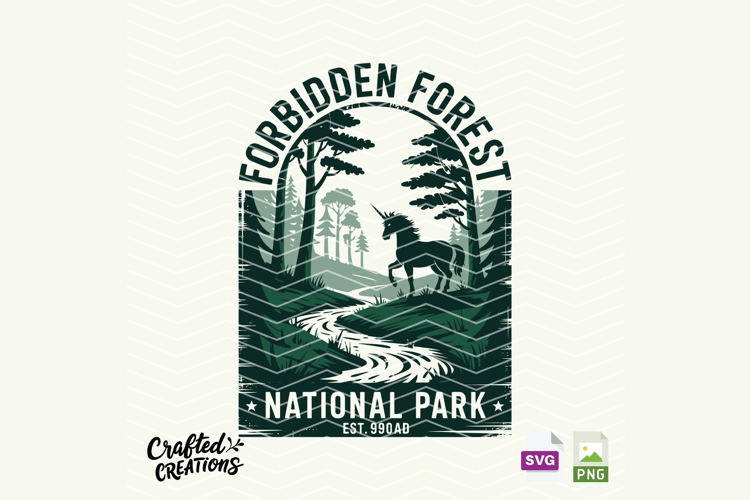 Forbidden Forest SVG, Wizard World Shirt Design PNG