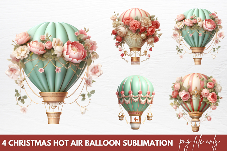 Hot Air Balloon Clipart Image 3