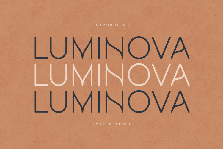 Luminova Modern Soft Geometric Sans Serif