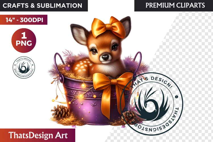 Cute Autumn thanksgiving Baby animal and Pumpkin PNG clipart