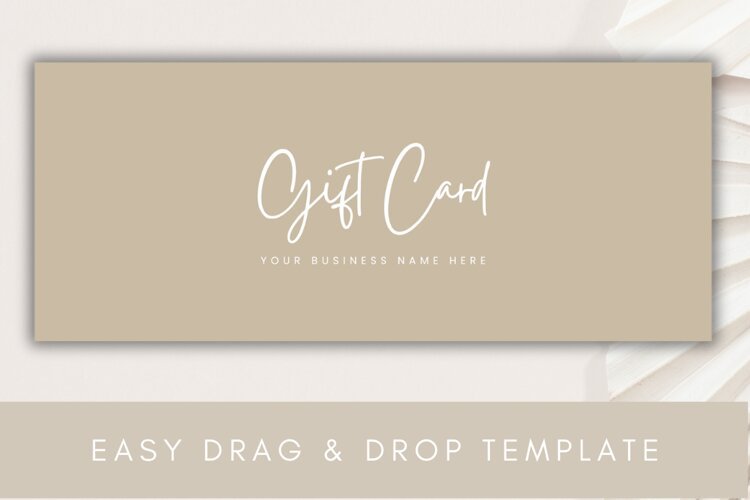 Editable Gift Certificate Template example image 1