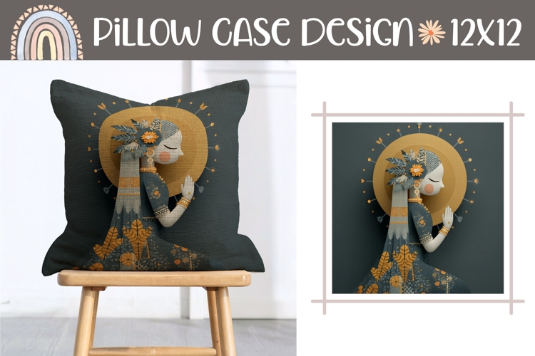 Ethnic Pillow Case Design, Ethnic Sublimation Design
