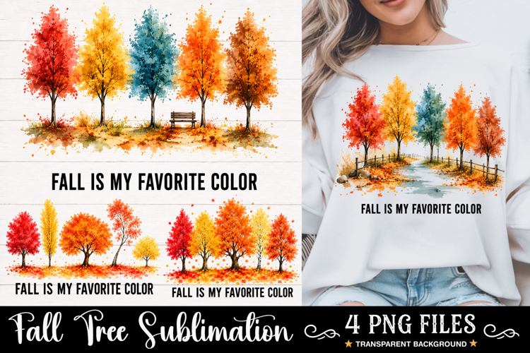 Fall is My Favorite Color PNG Tshirt, Fall is My Favorite