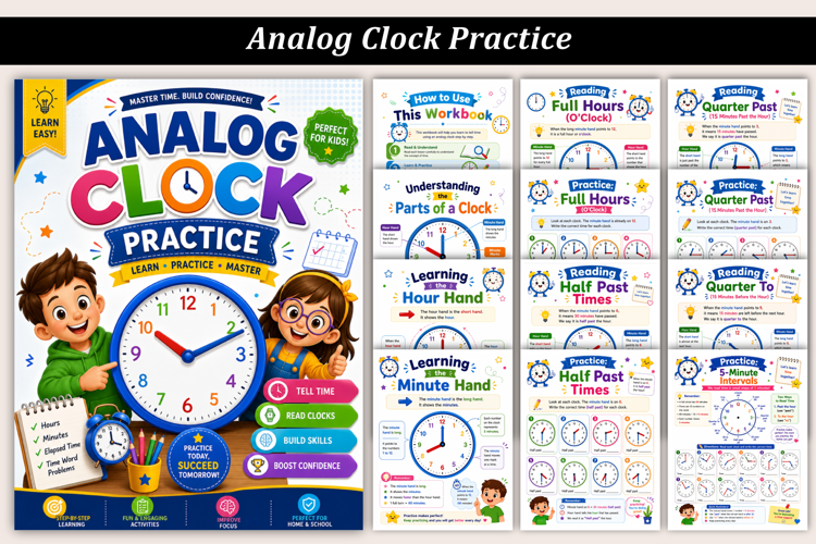 Analog Clock Practice