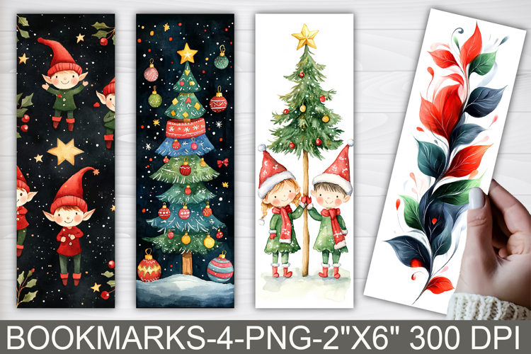 Cute Christmas Printable Bookmarks