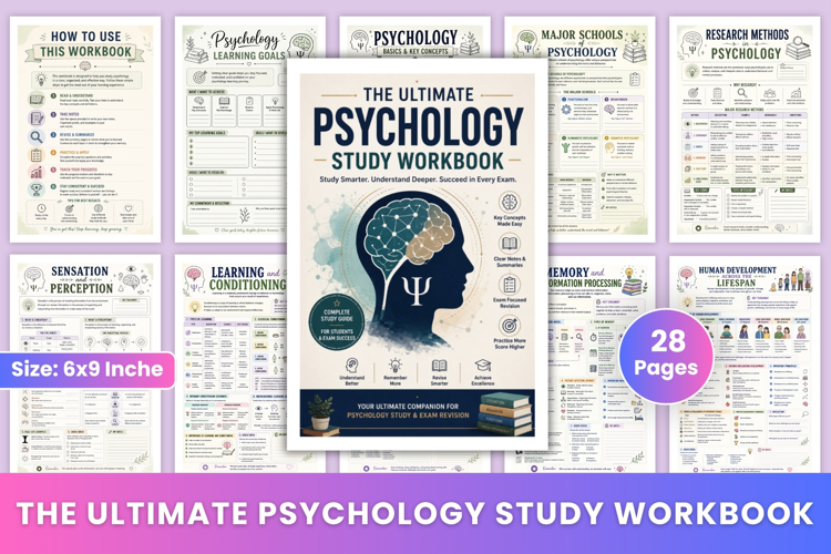 The Ultimate Psychology Study Workbook