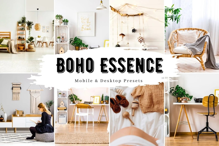 10 Boho Essence Mobile Lightroom Presets example image 1