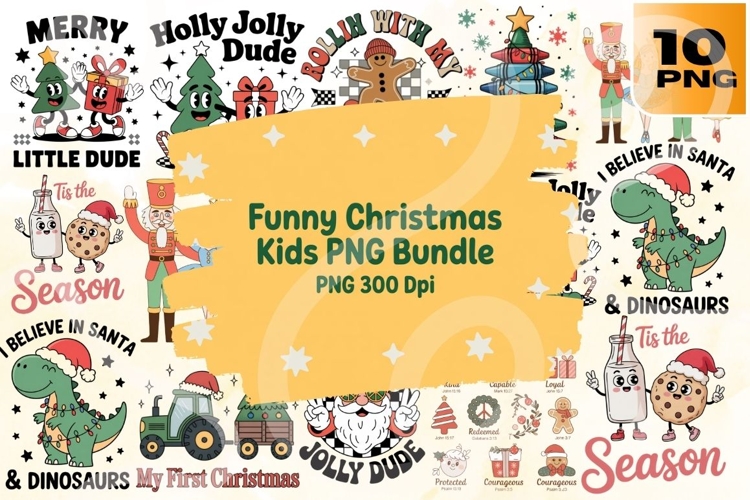 Christmas Pajamas Clipart Image 7