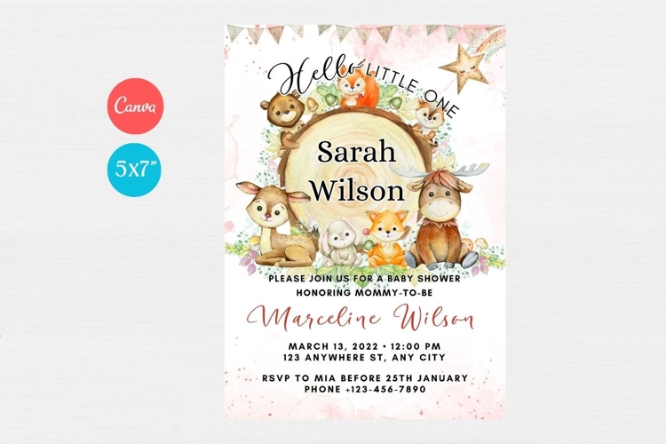 Baby Shower Invitation Template 200