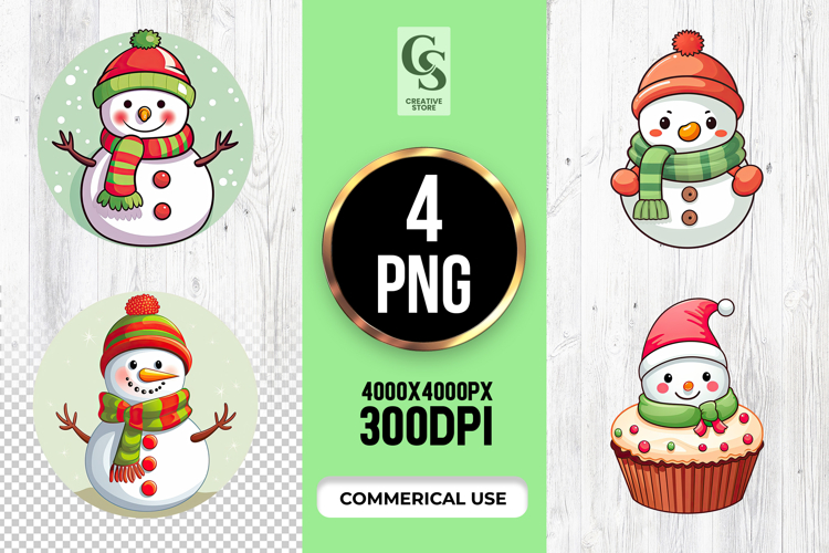 Snowman Clipart Image 20