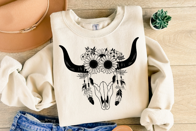 Cute Skull Svg Image 14