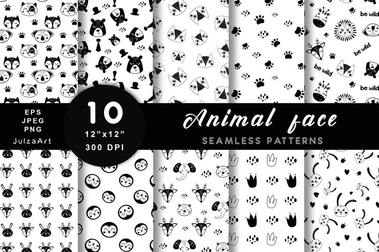 Black And White Animal Clipart Image 18