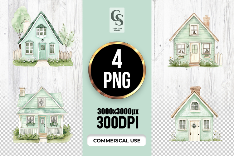 Cute House Clipart Image 10