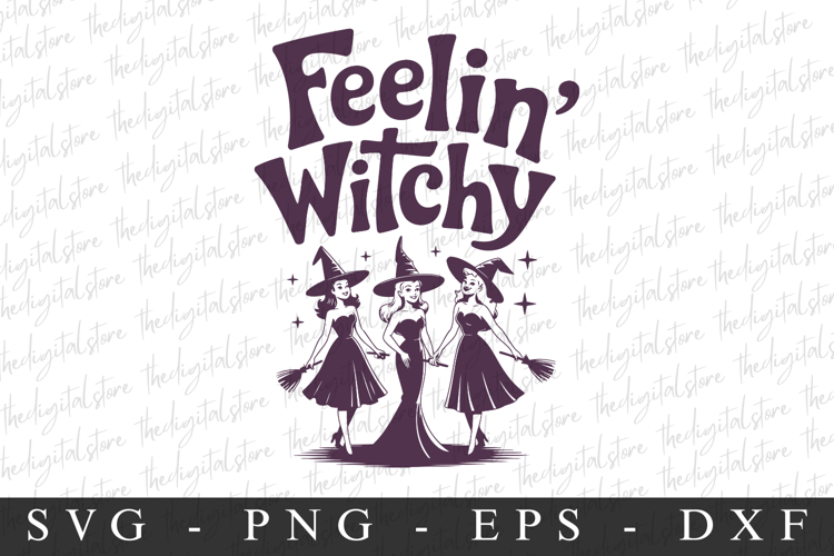 Feelin'Watch Svg | Halloween Svg | Cricut example image 1