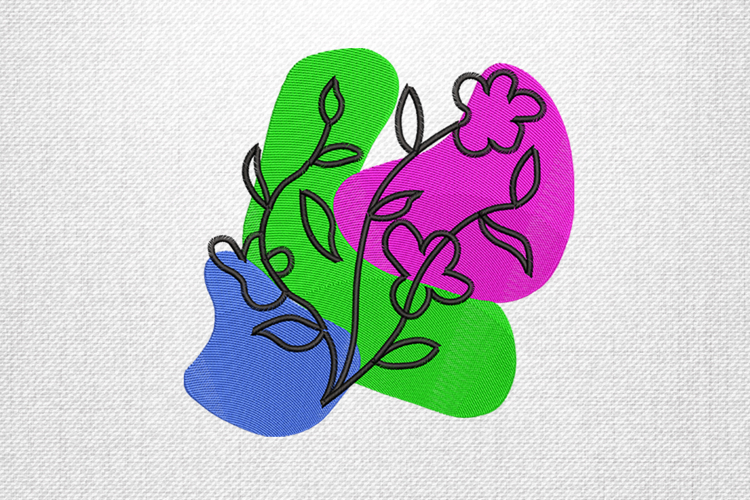 Abstract Embroidery Image 24