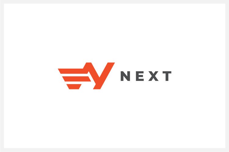Next Letter N Logo Design Vector