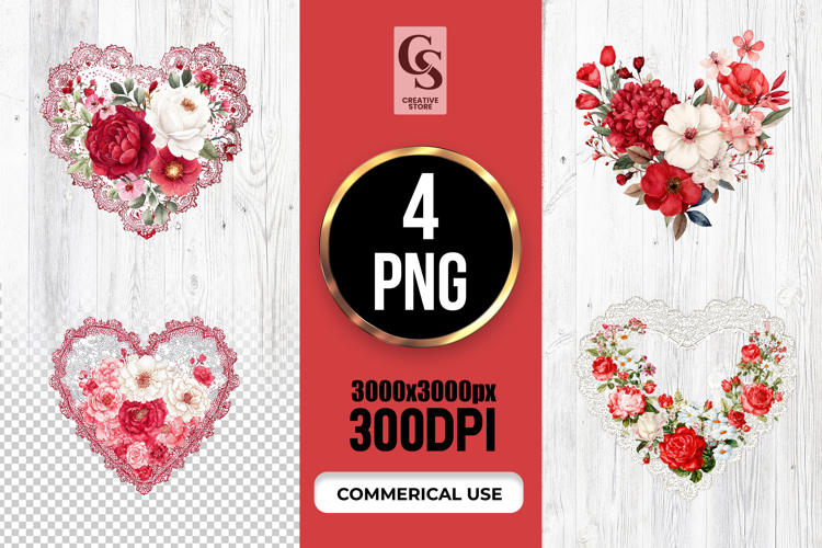 Red Heart Png Image 6