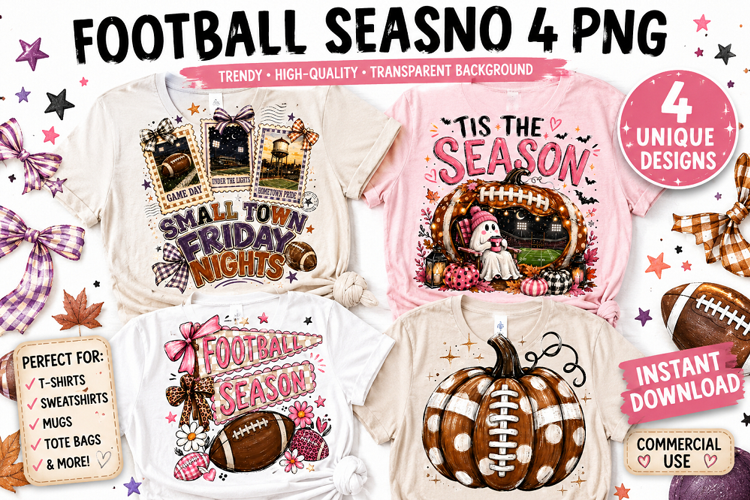 Football Season PNG, Game Day Football Sublimation