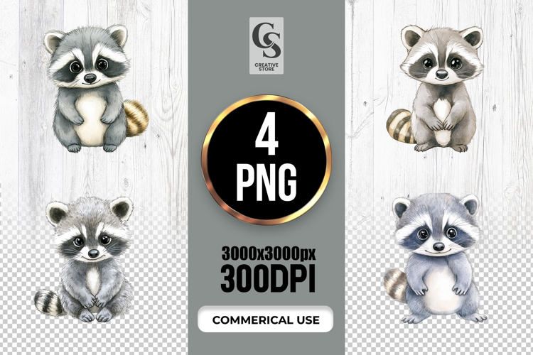 Raccoon Clipart Image 15