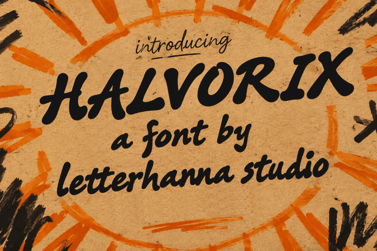 Halvorix: A Playful Font Built for Bold Kids & Logo Design
