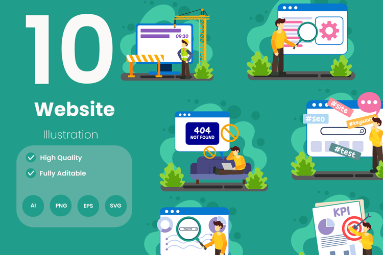 Website Illustration Pack
