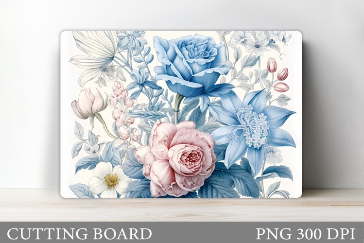 Flowers Cutting Board Design. Cutting Board Sublimation