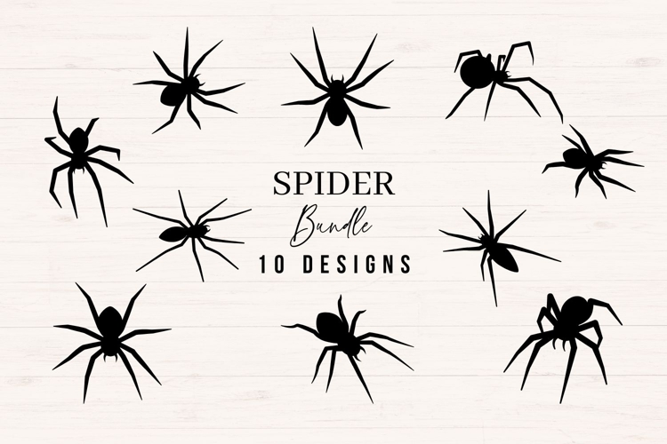Spider SVG Bundle - Halloween Spider Clipart