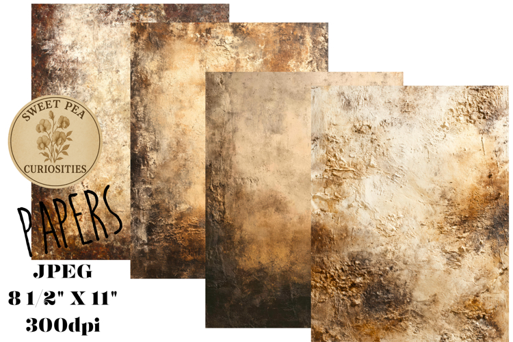 Grunge, Sepia, Mixed Media, Junk Journal