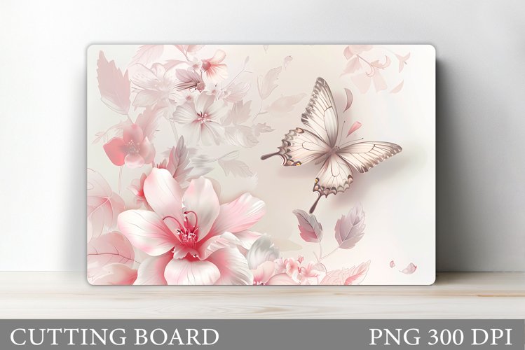 Butterfly Cutting Board. Flower Cutting Board Sublimation