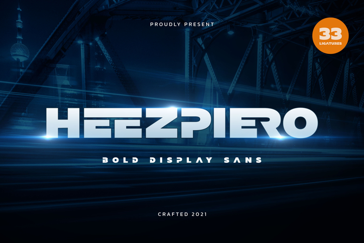 Heezpiero - Bold Display Sans