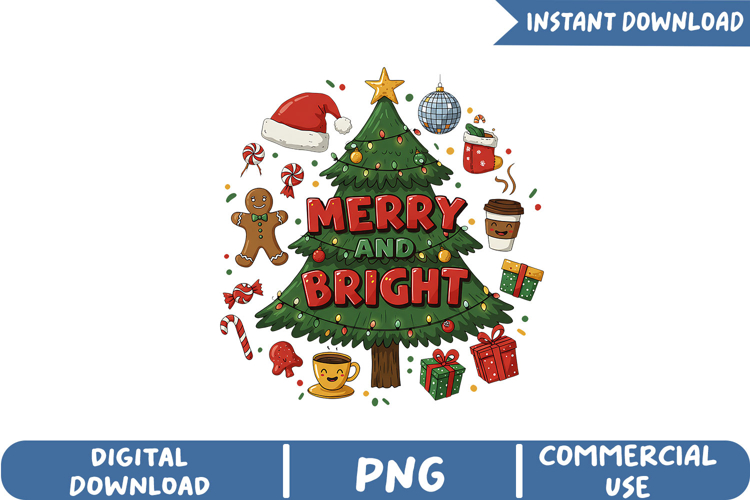 Cute Christmas Tree Clipart Image 7