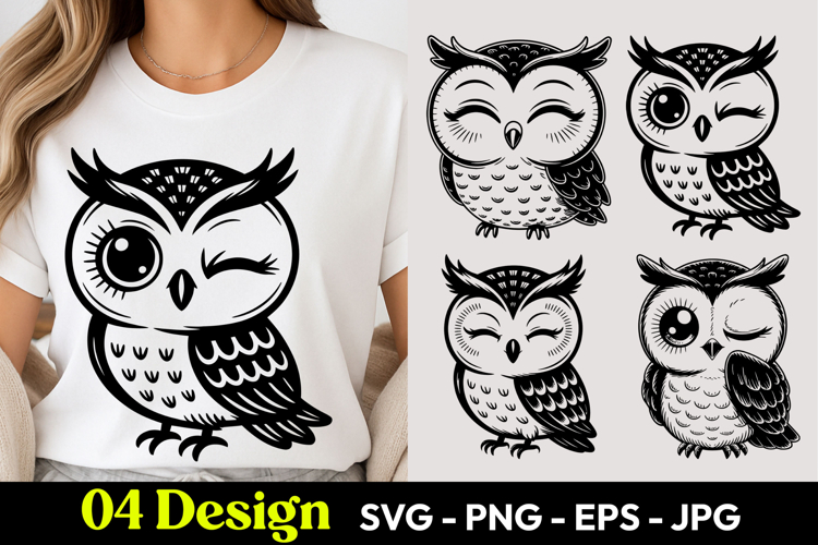 Cute Owl Svg Image 3