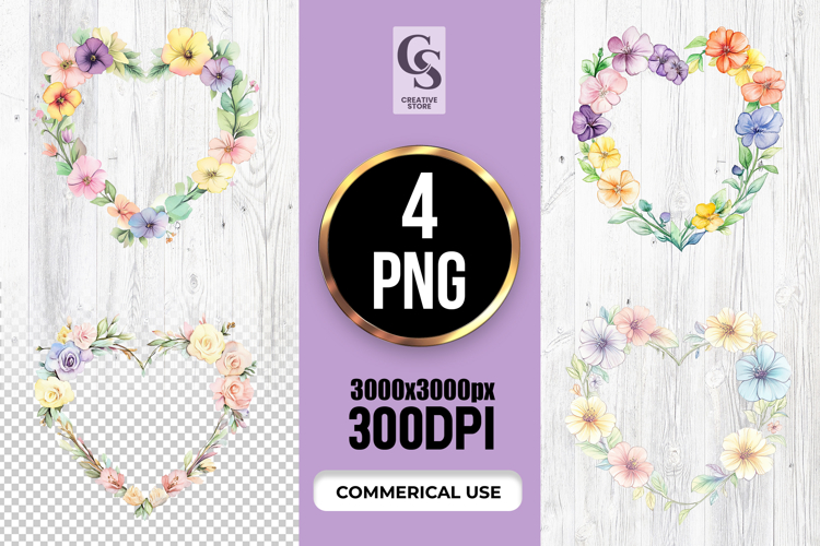 Watercolor Flower Clipart Image 10