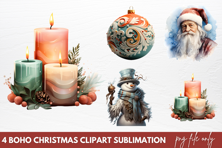 Christmas Watercolor Clipart Image 21
