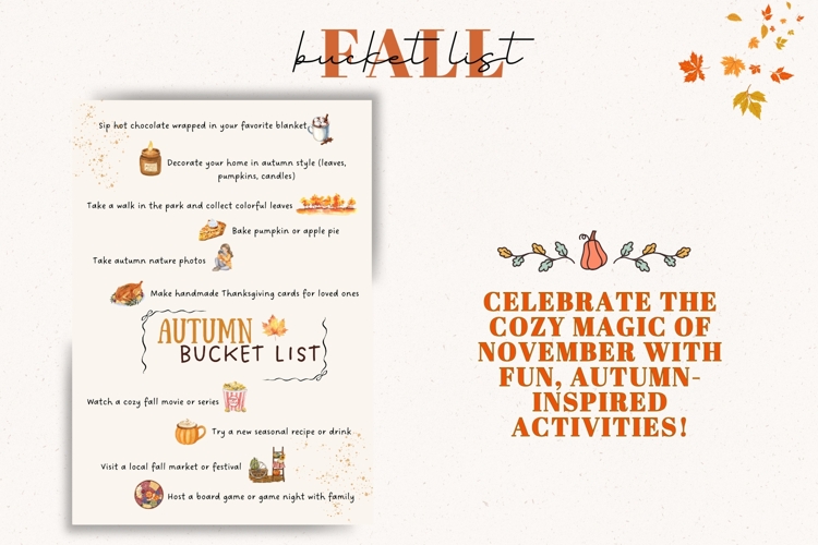 Autumn Adventures: November Bucket List