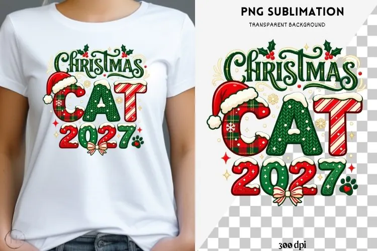 Family Christmas png design for T-shirts